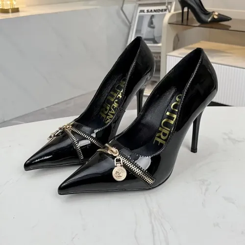 Cheap Versace High-Heeled Shoes For Women #1482836, $$82.00 USD On Versace High-Heeled Shoes