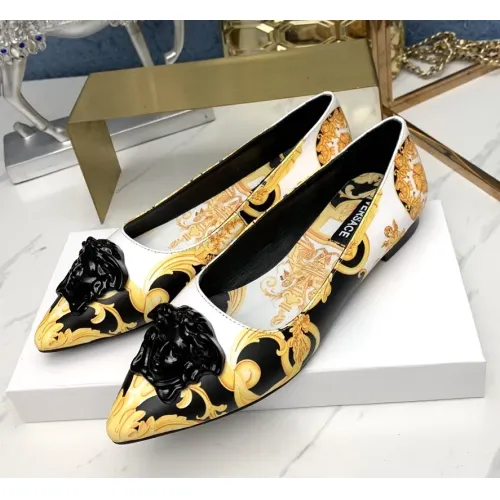 Cheap Versace Flat Shoes For Women #1482850, $$80.00 USD On Versace Flat Shoes