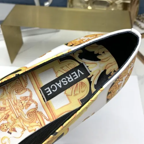 Replica Versace Flat Shoes For Women #1482850 $80.00 USD for Wholesale