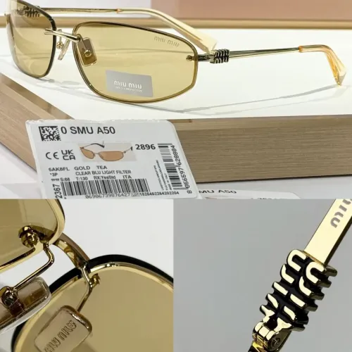 Cheap MIU MIU AAA Quality Sunglasses #1482882, $$68.00 USD On MIU MIU AAA Sunglasses