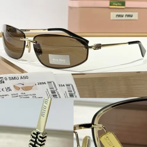 Cheap MIU MIU AAA Quality Sunglasses #1482883, $$68.00 USD On MIU MIU AAA Sunglasses