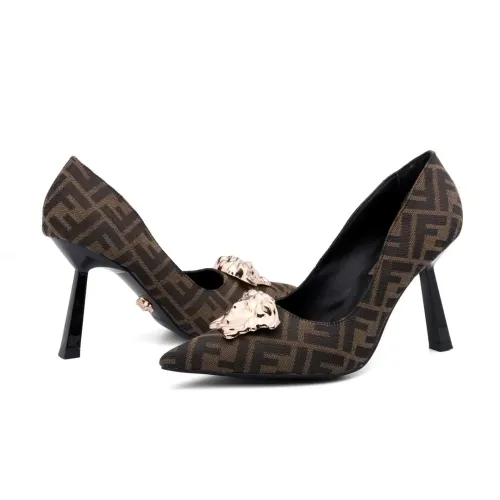 Replica Versace High-Heeled Shoes For Women #1482884 $80.00 USD for Wholesale