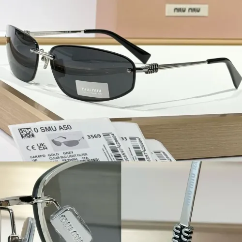 Cheap MIU MIU AAA Quality Sunglasses #1482885, $$68.00 USD On MIU MIU AAA Sunglasses