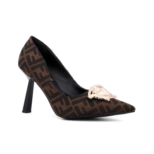 Replica Versace High-Heeled Shoes For Women #1482886 $80.00 USD for Wholesale