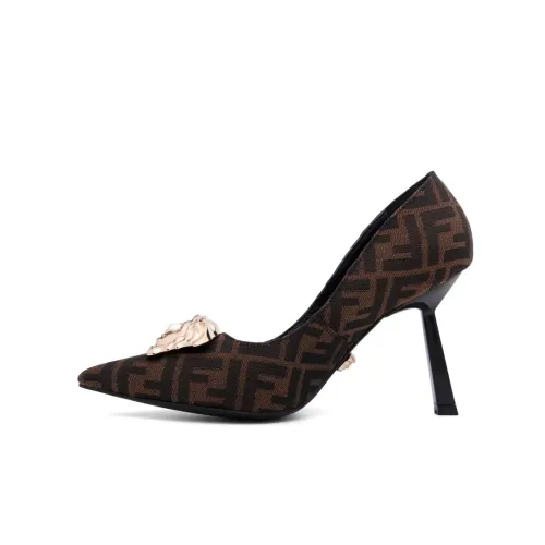Replica Versace High-Heeled Shoes For Women #1482886 $80.00 USD for Wholesale