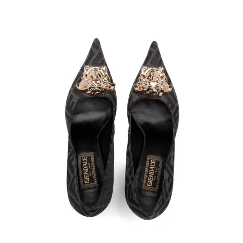 Replica Versace High-Heeled Shoes For Women #1482888 $80.00 USD for Wholesale