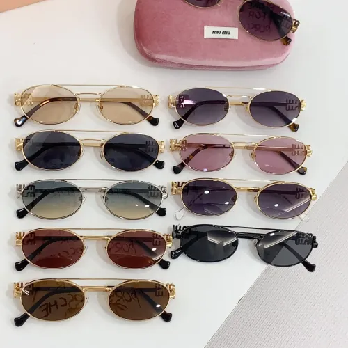 Replica MIU MIU AAA Quality Sunglasses #1482899 $60.00 USD for Wholesale
