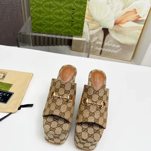 Replica Gucci Slippers For Women #1482904 $82.00 USD for Wholesale