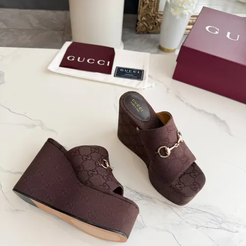 Replica Gucci Slippers For Women #1482905 $82.00 USD for Wholesale