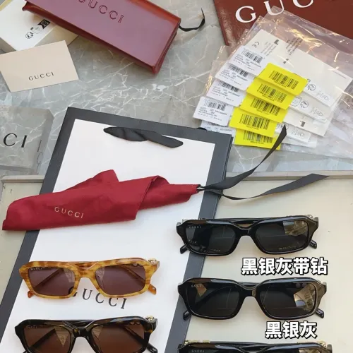 Replica Gucci AAA Quality Sunglasses #1482918 $56.00 USD for Wholesale