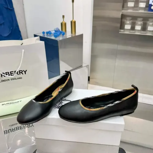 Replica Burberry Flat Shoes For Women #1482949 $85.00 USD for Wholesale