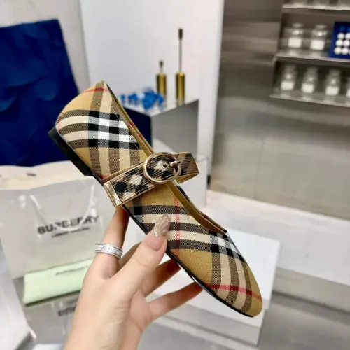 Replica Burberry Flat Shoes For Women #1482953 $85.00 USD for Wholesale