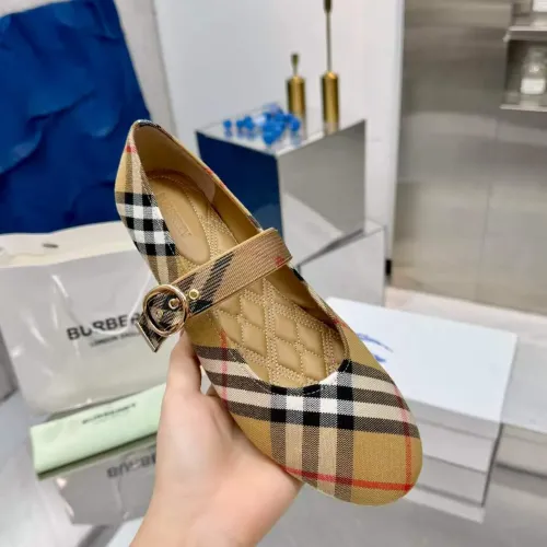 Replica Burberry Flat Shoes For Women #1482953 $85.00 USD for Wholesale
