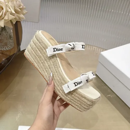 Replica Christian Dior Slippers For Women #1482960 $96.00 USD for Wholesale