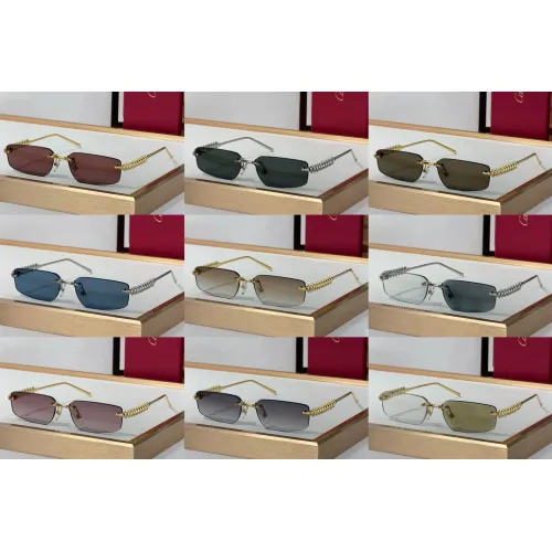 Replica Cartier AAA Quality Sunglassess #1483017 $72.00 USD for Wholesale