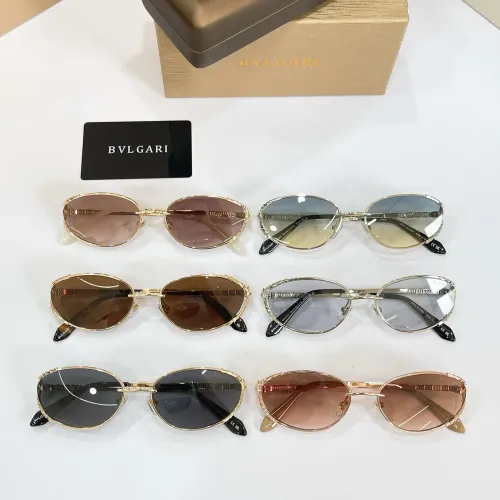 Replica Bvlgari AAA Quality Sunglasses #1483098 $60.00 USD for Wholesale