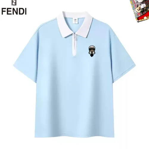 Cheap Fendi T-Shirts Short Sleeved For Men #1483102, $$38.00 USD On Fendi T-Shirts