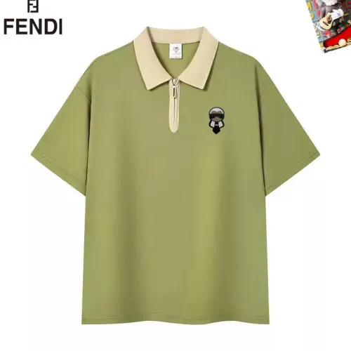 Cheap Fendi T-Shirts Short Sleeved For Men #1483104, $$38.00 USD On Fendi T-Shirts