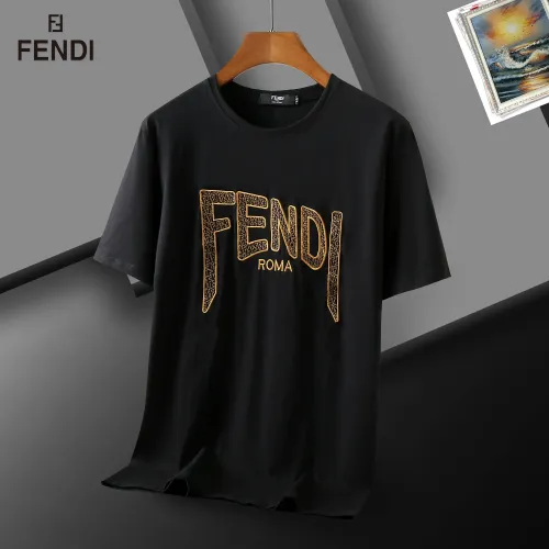 Cheap Fendi T-Shirts Short Sleeved For Men #1483407, $$29.00 USD On Fendi T-Shirts