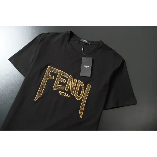 Replica Fendi T-Shirts Short Sleeved For Men #1483407 $29.00 USD for Wholesale