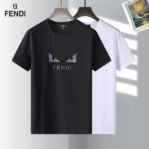 Replica Fendi T-Shirts Short Sleeved For Men #1483409 $29.00 USD for Wholesale