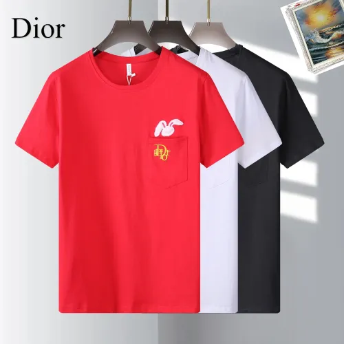 Replica Christian Dior T-Shirts Short Sleeved For Men #1483449 $29.00 USD for Wholesale