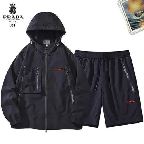 Cheap Prada Tracksuits Long Sleeved For Men #1483487, $$60.00 USD On Prada Tracksuits