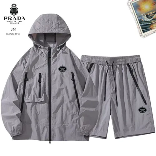Cheap Prada Tracksuits Long Sleeved For Men #1483496, $$60.00 USD On Prada Tracksuits
