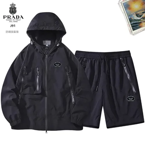 Cheap Prada Tracksuits Long Sleeved For Men #1483497, $$60.00 USD On Prada Tracksuits