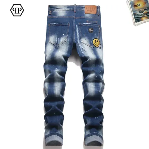 Replica Philipp Plein PP Jeans For Men #1483621 $48.00 USD for Wholesale