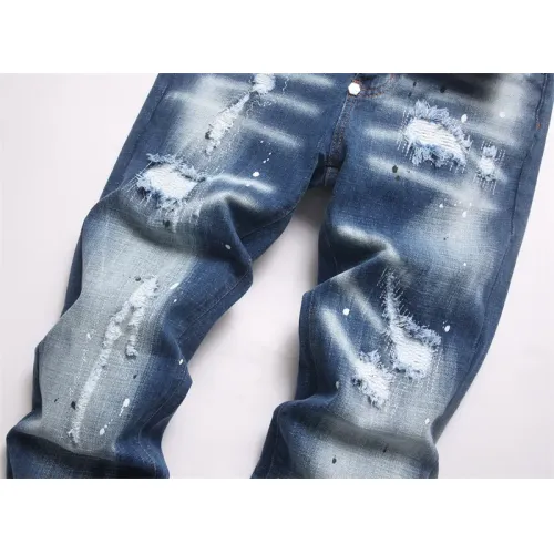 Replica Philipp Plein PP Jeans For Men #1483621 $48.00 USD for Wholesale