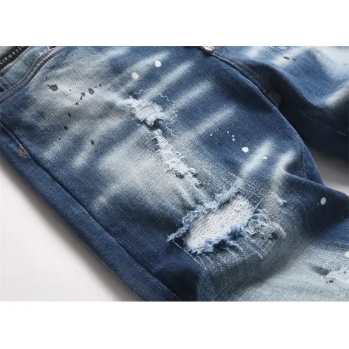 Replica Philipp Plein PP Jeans For Men #1483621 $48.00 USD for Wholesale
