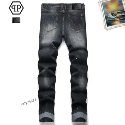 Replica Philipp Plein PP Jeans For Men #1483623 $48.00 USD for Wholesale