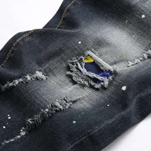 Replica Philipp Plein PP Jeans For Men #1483623 $48.00 USD for Wholesale