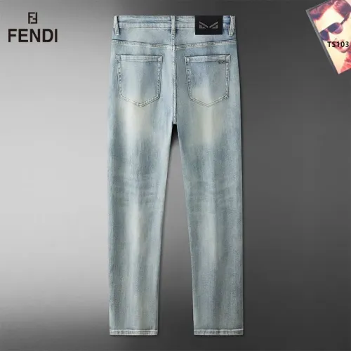 Replica Fendi Jeans For Men #1483683 $42.00 USD for Wholesale