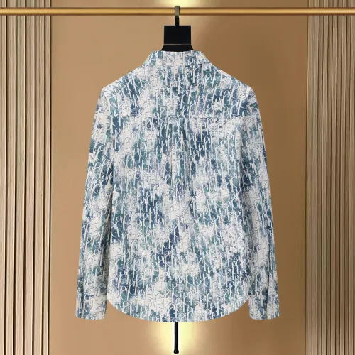 Replica Christian Dior Shirts Long Sleeved For Men #1483705 $45.00 USD for Wholesale