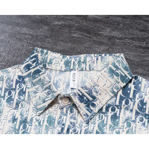 Replica Christian Dior Shirts Long Sleeved For Men #1483705 $45.00 USD for Wholesale