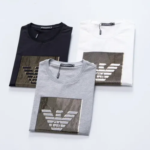 Replica Armani T-Shirts Short Sleeved For Men #1483760 $27.00 USD for Wholesale