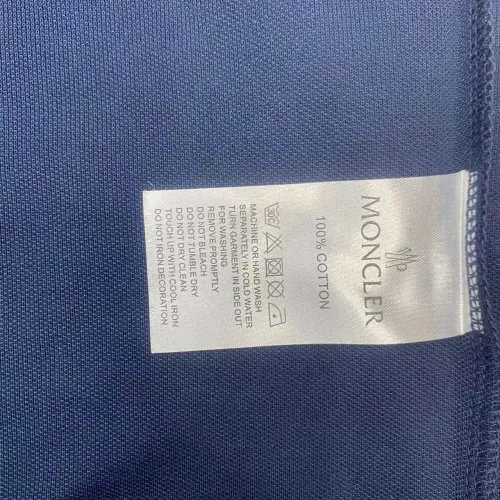 Replica Moncler T-Shirts Short Sleeved For Men #1483827 $38.00 USD for Wholesale