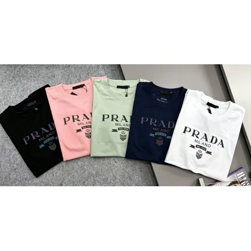 Replica Prada T-Shirts Short Sleeved For Men #1483847 $32.00 USD for Wholesale