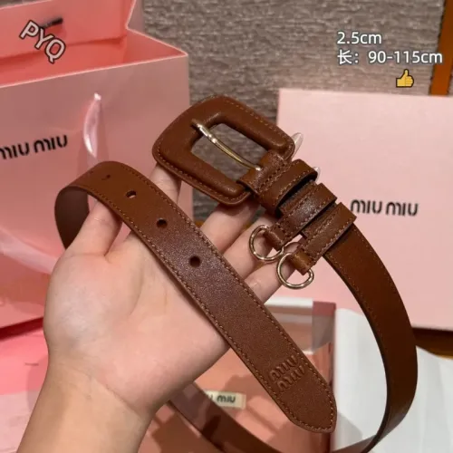 Replica MIU MIU AAA Quality Belts For Women #1483854 $68.00 USD for Wholesale