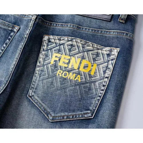 Replica Fendi Jeans For Men #1483997 $45.00 USD for Wholesale