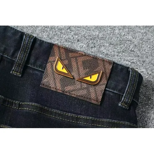 Replica Fendi Jeans For Men #1484001 $45.00 USD for Wholesale