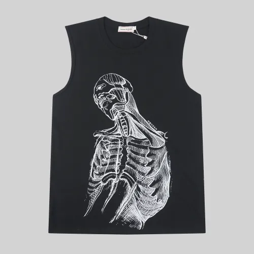 Cheap Alexander McQueen T-shirts Sleeveless For Unisex #1484125, $$29.00 USD On Alexander McQueen T-shirts