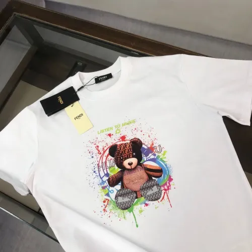 Replica Fendi T-Shirts Short Sleeved For Men #1484148 $45.00 USD for Wholesale