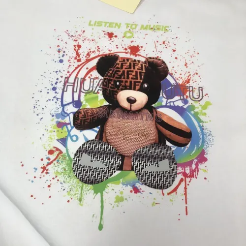 Replica Fendi T-Shirts Short Sleeved For Men #1484148 $45.00 USD for Wholesale