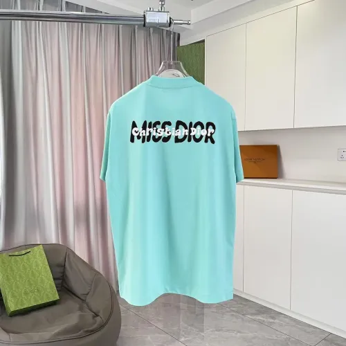 Replica Christian Dior T-Shirts Short Sleeved For Unisex #1484176 $42.00 USD for Wholesale