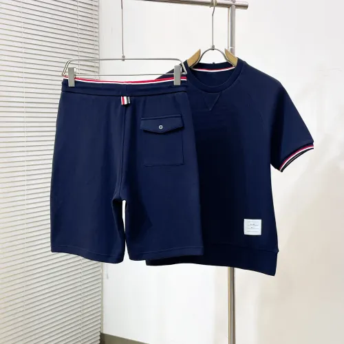 Replica Thom Browne TB Tracksuits Short Sleeved For Unisex #1484315 $118.00 USD for Wholesale