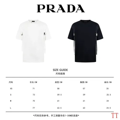 Replica Prada T-Shirts Short Sleeved For Unisex #1484338 $45.00 USD for Wholesale