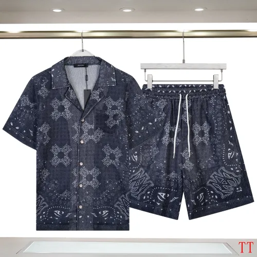 Cheap Amiri Tracksuits Short Sleeved For Men #1484371, $$72.00 USD On Amiri Tracksuits